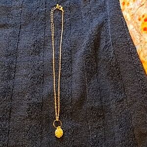 Ladies Necklace 18"-15" w cz Pendant